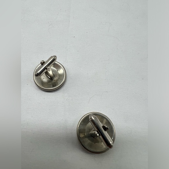 1957 Jefferson Nickels US Five Cent Coin Money Vintage Cuff Links - Picture 2 of 4